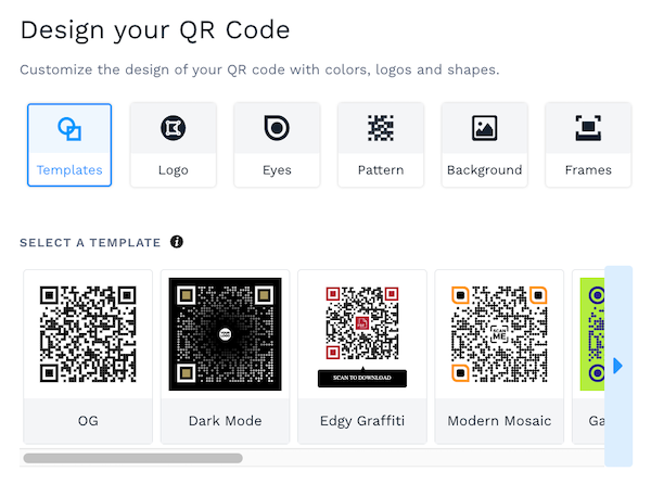 QR-kódok testreszabása