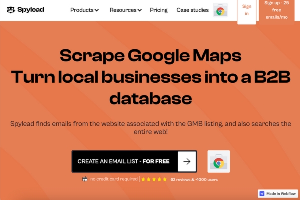 Spylead Google Maps Scraper