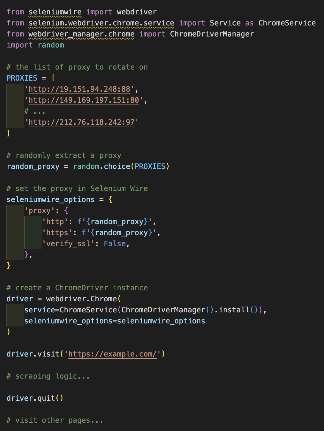 Hogyan lehet forgatni a proxykat a Selenium Pythonban? (5 egyszerű lépés)