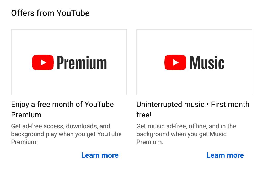 YouTube Premium vagy YouTube Music Premium