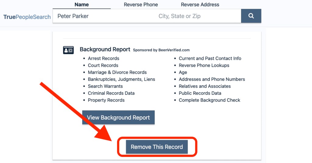 Távolítsa el magát a True People Search közül: Végleges útmutató
