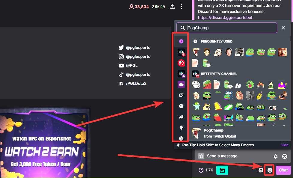 Hol találhatók BTTV hangulatjelek a Twitch-en, és hogyan kell használni őket?