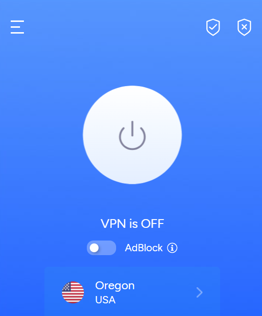 Példa a VPN-irányítópultra