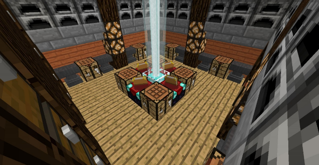 Képernyőkép a Minecraft Crafting Room-járól