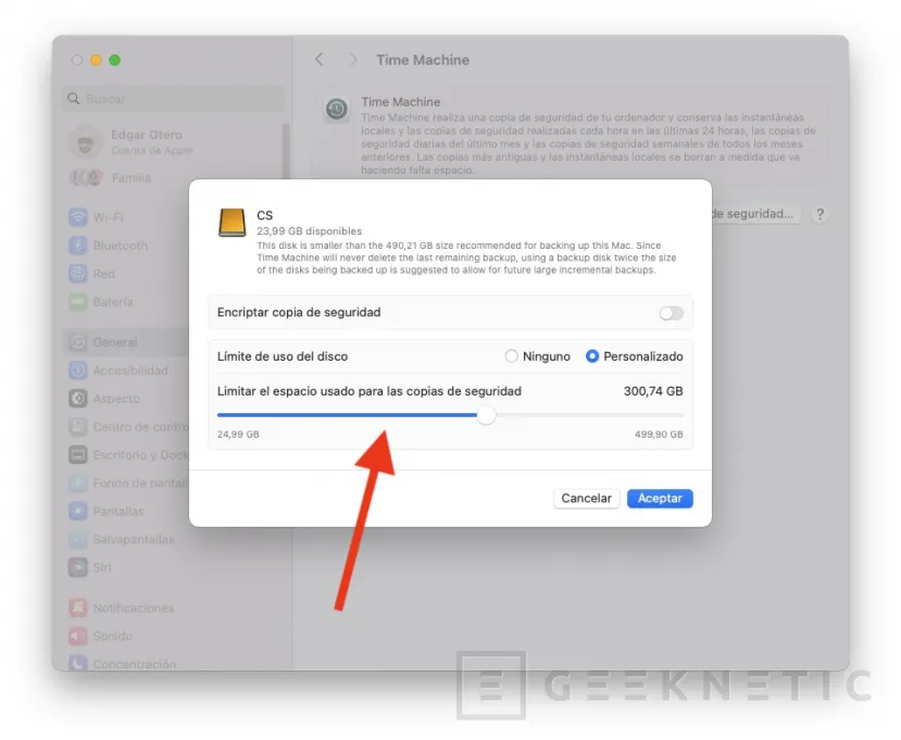 Geeketic időgép: Hogyan készítsünk biztonsági másolatot a Mac 7 -ben