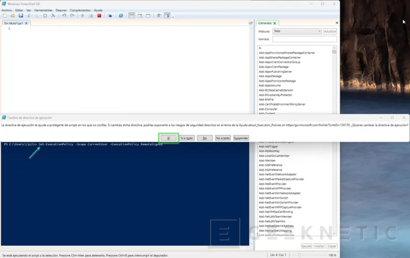 Geeketic Hogyan lehet létrehozni az első szkriptet a PowerShell 4 -ben