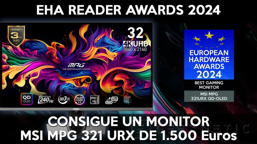 Geeketic, adunk egy MSI 4K QD-OED monitort, amelynek értéke 1500 euró, a Geeketic 2 Reader Awards szavazásához