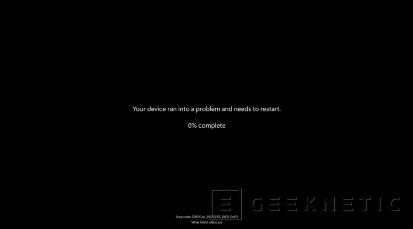 Geeknect Windows 11 24h2 hozzáadja a gyors berendezések helyreállítási funkcióját egy kritikus indítási hiba után 2