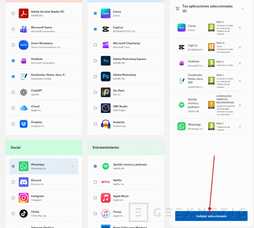 Geeknetic A Microsoft Store időben elindítja a leghasznosabb funkciót: érkezik egy telepítő, aki egyszerre több alkalmazást tölt le 2